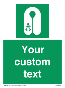 SL7228: Custom sign safe condition Infant's lifejacket