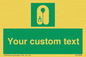 SL7228: Custom sign safe condition Infant's lifejacket