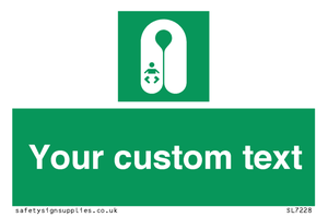 SL7228: Custom sign safe condition Infant's lifejacket