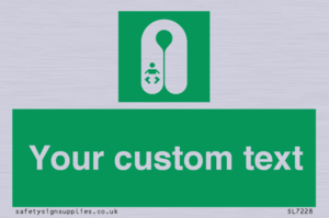 SL7228: Custom sign safe condition Infant's lifejacket