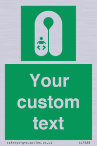 SL7228: Custom sign safe condition Infant's lifejacket