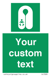 SL7228: Custom sign safe condition Infant's lifejacket