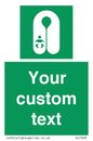 SL7228: Custom sign safe condition Infant's lifejacket