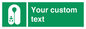SL7228: Custom sign safe condition Infant's lifejacket