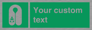 SL7228: Custom sign safe condition Infant's lifejacket