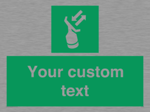 SL7229: Custom sign safe condition Search and rescue transponder