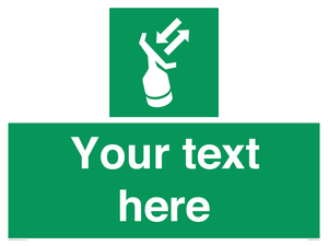 SL7229: Custom sign safe condition Search and rescue transponder
