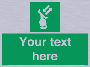 SL7229: Custom sign safe condition Search and rescue transponder