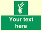 SL7229: Custom sign safe condition Search and rescue transponder