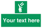 SL7229: Custom sign safe condition Search and rescue transponder
