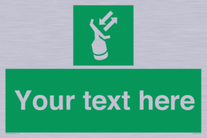 SL7229: Custom sign safe condition Search and rescue transponder