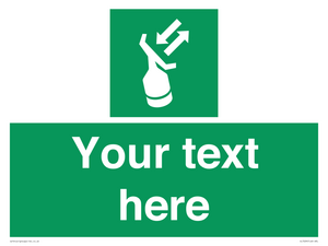 SL7229: Custom sign safe condition Search and rescue transponder