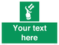 SL7229: Custom sign safe condition Search and rescue transponder