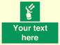SL7229: Custom sign safe condition Search and rescue transponder