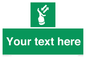 SL7229: Custom sign safe condition Search and rescue transponder