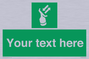 SL7229: Custom sign safe condition Search and rescue transponder