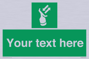 SL7229: Custom sign safe condition Search and rescue transponder