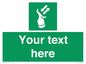 SL7229: Custom sign safe condition Search and rescue transponder
