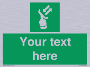 SL7229: Custom sign safe condition Search and rescue transponder