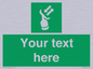 SL7229: Custom sign safe condition Search and rescue transponder
