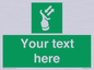 SL7229: Custom sign safe condition Search and rescue transponder