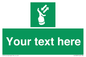 SL7229: Custom sign safe condition Search and rescue transponder