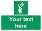 SL7229: Custom sign safe condition Search and rescue transponder