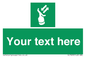 SL7229: Custom sign safe condition Search and rescue transponder