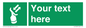 SL7229: Custom sign safe condition Search and rescue transponder