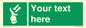 SL7229: Custom sign safe condition Search and rescue transponder