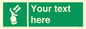 SL7229: Custom sign safe condition Search and rescue transponder