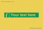 SL7229: Custom sign safe condition Search and rescue transponder