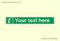 SL7229: Custom sign safe condition Search and rescue transponder