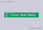 SL7229: Custom sign safe condition Search and rescue transponder