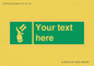 SL7229: Custom sign safe condition Search and rescue transponder