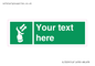 SL7229: Custom sign safe condition Search and rescue transponder