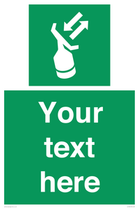 SL7229: Custom sign safe condition Search and rescue transponder