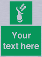 SL7229: Custom sign safe condition Search and rescue transponder