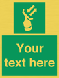 SL7229: Custom sign safe condition Search and rescue transponder