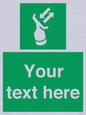 SL7229: Custom sign safe condition Search and rescue transponder