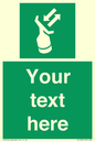 SL7229: Custom sign safe condition Search and rescue transponder