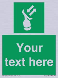 SL7229: Custom sign safe condition Search and rescue transponder