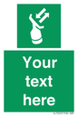 SL7229: Custom sign safe condition Search and rescue transponder