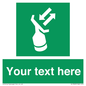 SL7229: Custom sign safe condition Search and rescue transponder