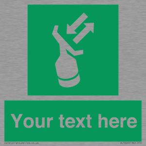 SL7229: Custom sign safe condition Search and rescue transponder