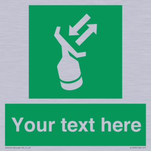 SL7229: Custom sign safe condition Search and rescue transponder