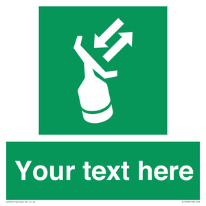 SL7229: Custom sign safe condition Search and rescue transponder