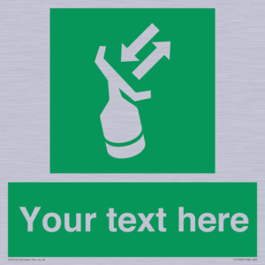 SL7229: Custom sign safe condition Search and rescue transponder