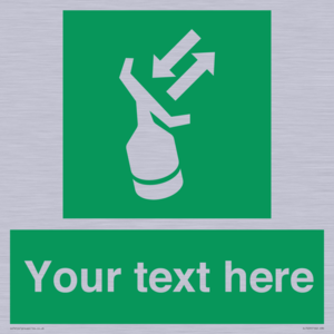 SL7229: Custom sign safe condition Search and rescue transponder