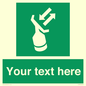 SL7229: Custom sign safe condition Search and rescue transponder